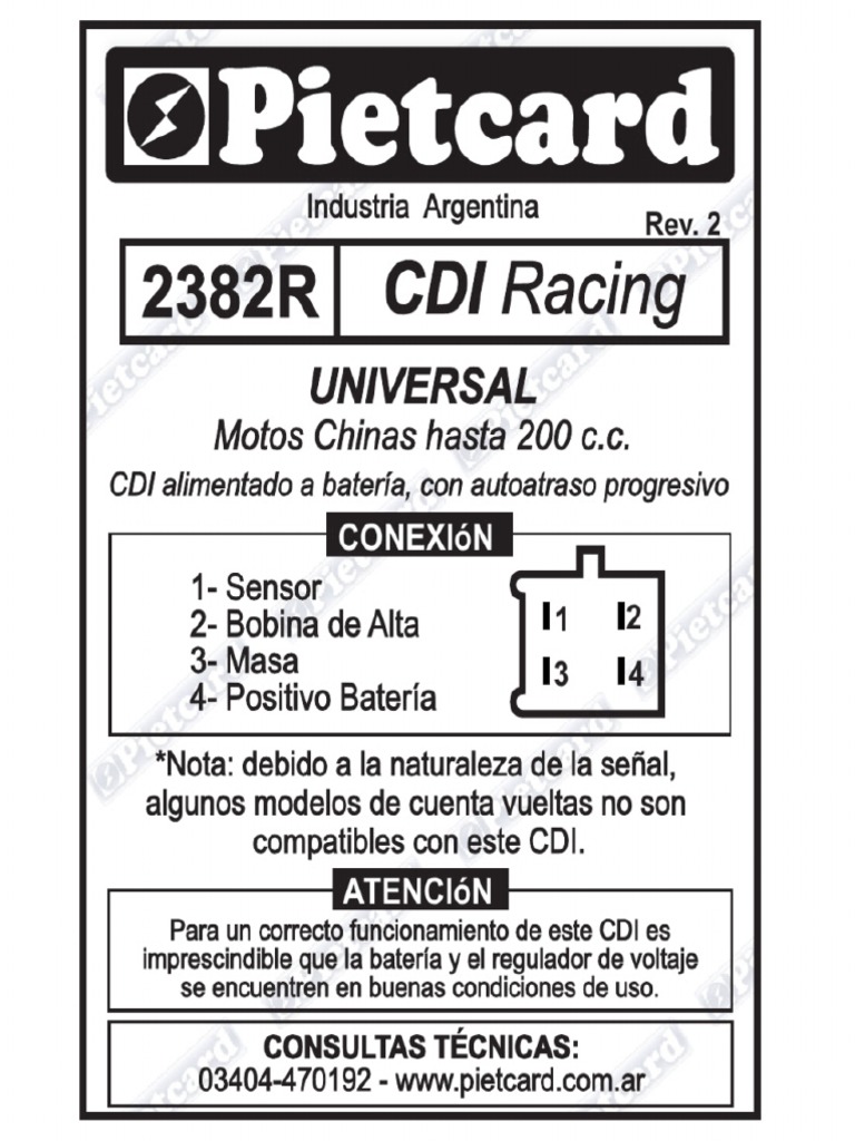 Cdi Racing | PDF