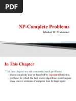 NP-Complete Problems: Khaled W. Mahmoud