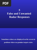 5 False and Unwanted Radar Responses