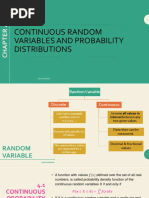 Chapter 4 Continuous Random Variables and Probability Distribution (Part 1)