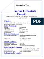Karina Cecilia Bautista Escanio
