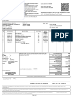 Factura de venta de repuestos para vehículo siniestrado