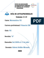 GUIA-AA (SEM11-12) - PRIMARIA VII A - Matemática PDF