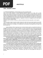 Tema. Virtud y Felicidad Aristoteles