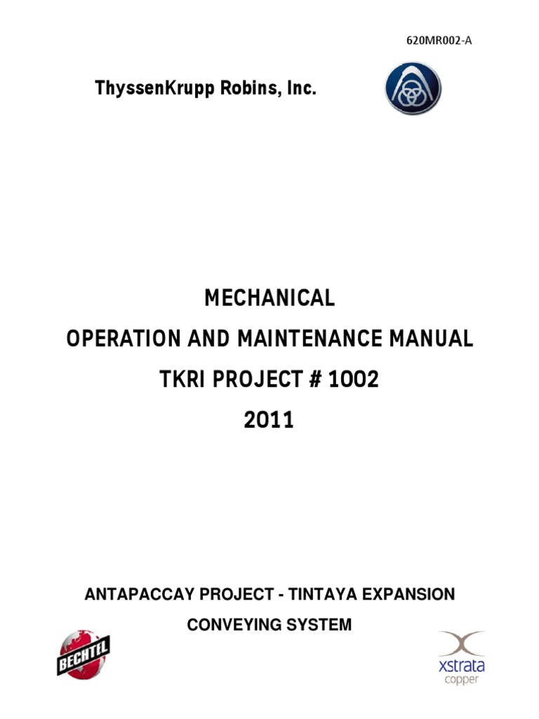 Faja Overland Om Manual 620mr002-Preliminary | PDF | Belt (Mechanical) |  Machines