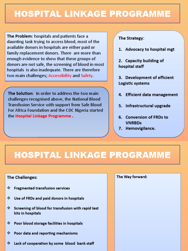 Hospital Linkage Project | PDF