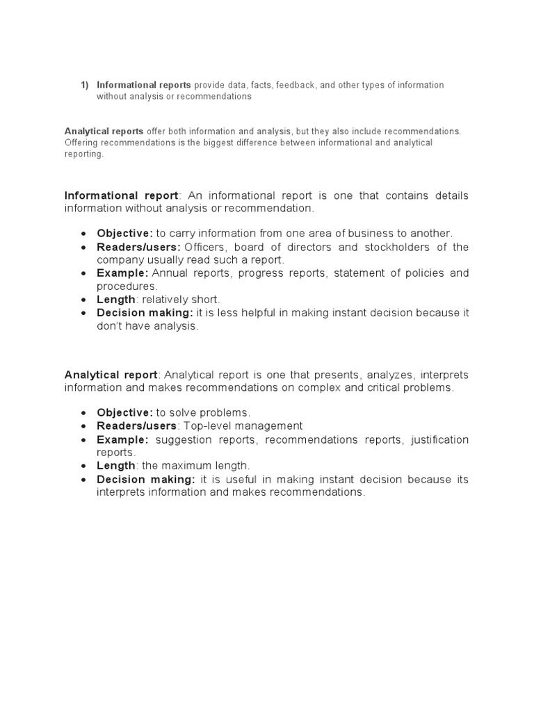 Informational Reports  PDF