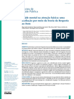 Saúde Mental Na Atenção Básica - Uma Avaliação Por Meio Da Teoria Da Resposta Ao Item PDF