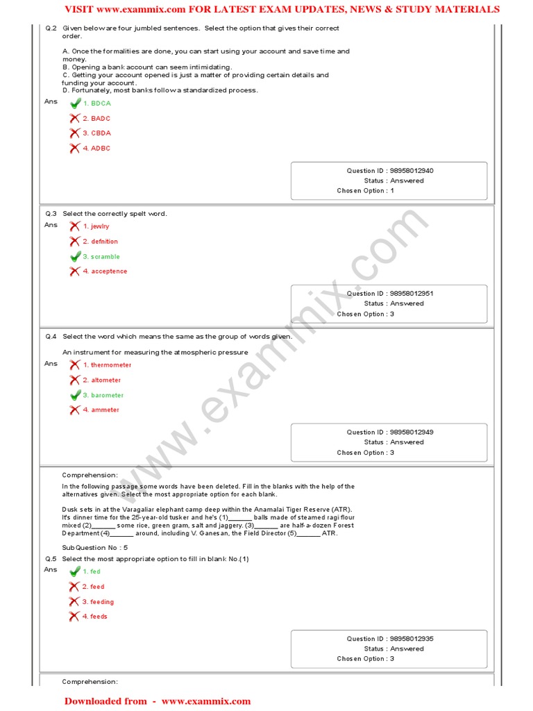 Bdca: 2. Badc 3. Cbda 4. Adbc | PDF | Nature