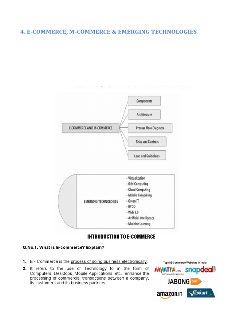 E-Commerce, M-Commerce & Emerging Technologies | PDF | Grid Computing ...