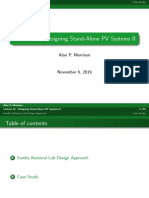 Lecture 14 - Designing Stand-Alone PV Systems II: Alan P. Morrison