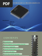 8051 Microcontroller & Programming in C: Presented By: Rana Das N Abhijit Suman Pal Guided By: Bappadita