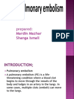 Pulmonary Embolism Risk Factors, Signs, Diagnosis and Treatment (PE