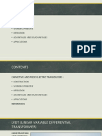 LVDT, Capacitive and Piezoelectric Transducers (Madhu Karimilli)