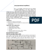 Op Amp (Operational Amplifiers)