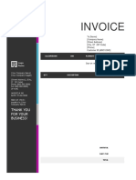 Invoice: Thank You For Your Business!