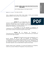 dec_36.2001ESTABLECE DISPOSICIONES SOBRE HOMOLOGACION DE MOTOCICLETAS.pdf