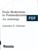 From Modernism To Postmodernism Anthology