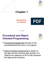 Chapter 1 - Intro To Classes