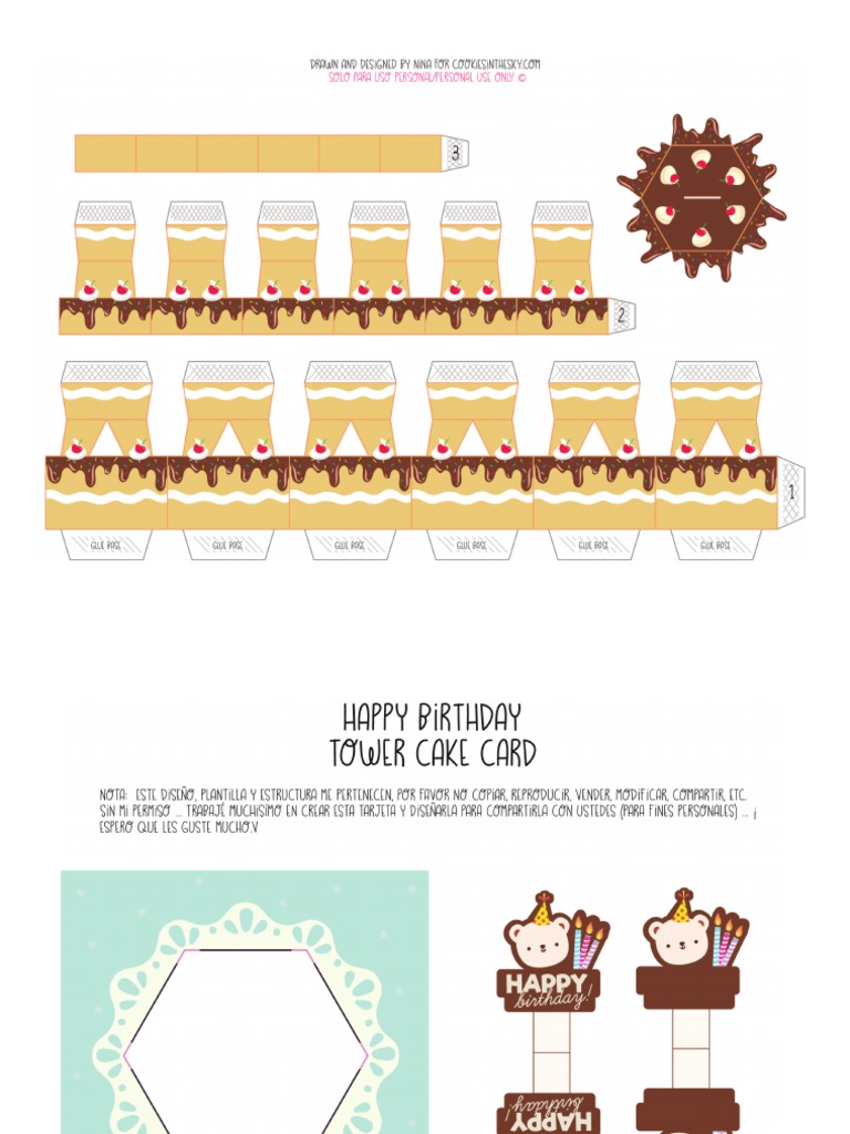 Pastel Pop Up ExpandibleCookies in The Sky PDF PDF