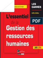 Lessentiel de La Gestion Des Ressources Humaines 2015-2016 (1)