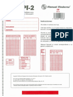 MMPI-2. Hoja de Respuestas PDF
