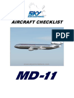 SkySim MD11 Checklist