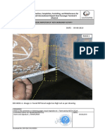 Visual inspection of Flank Wall Fit up report