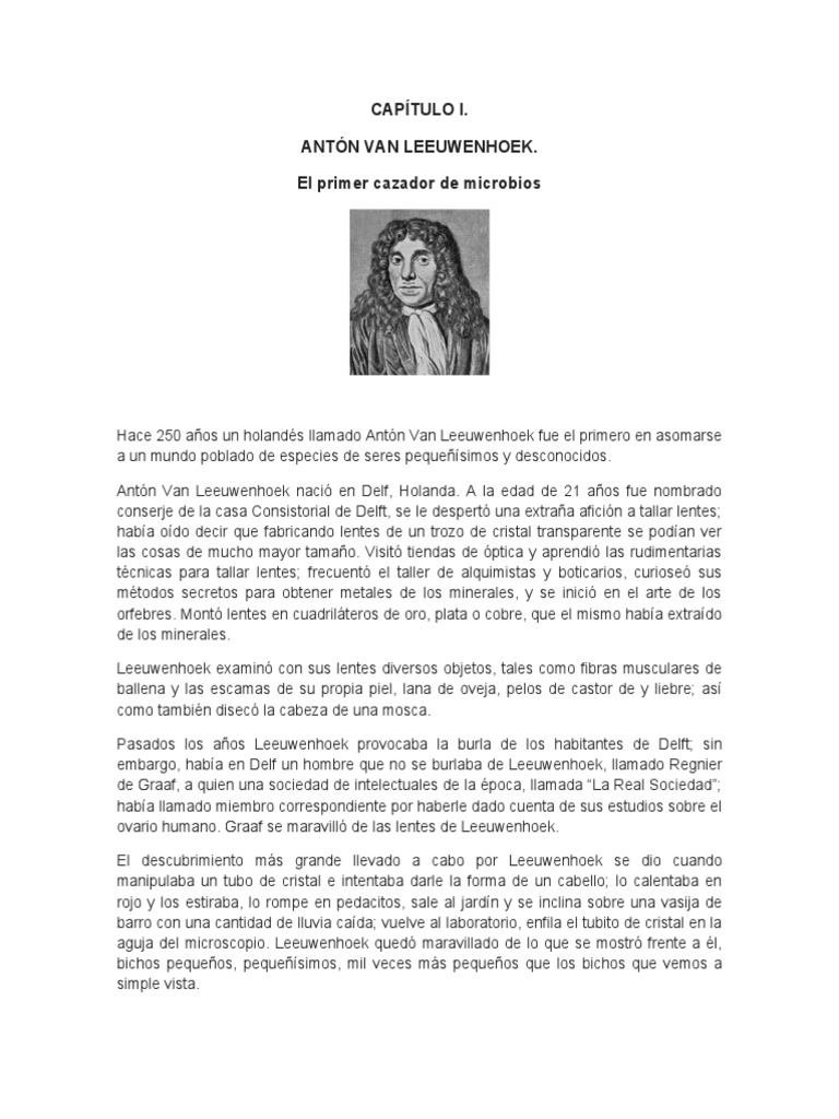 Cazadores de Microbios Reseña | PDF | Rabia | Luis Pasteur
