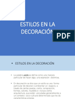 Estilos en Decoracion de Interiores 1