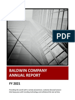 Baldwin Company Annual Report Fy 2021 PDF