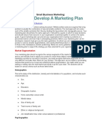 How to develop a Small Business Marketing plan.doc