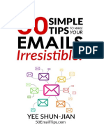 50 Simple Tips To Make Your Emails Irresistible Yee Shun Jianv1