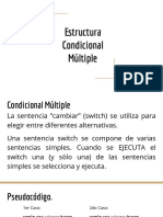 Diapositivas - Estructura de Seleccion Múltiple