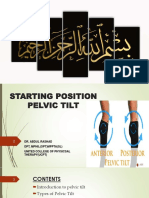 Lec 06.B. Starting Position - Pelvic Tilt