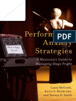 Performance Anxiety Strategies PDF