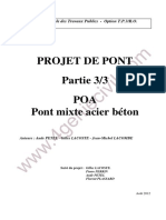 PROJET DE PONT Partie 3 Pont mixte acier béton