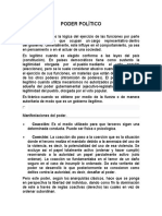 Poder político. colombiano