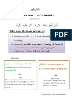 Sarf Level 2 - 4-Letter Verb - Chapter 1 - What This Form Expresses