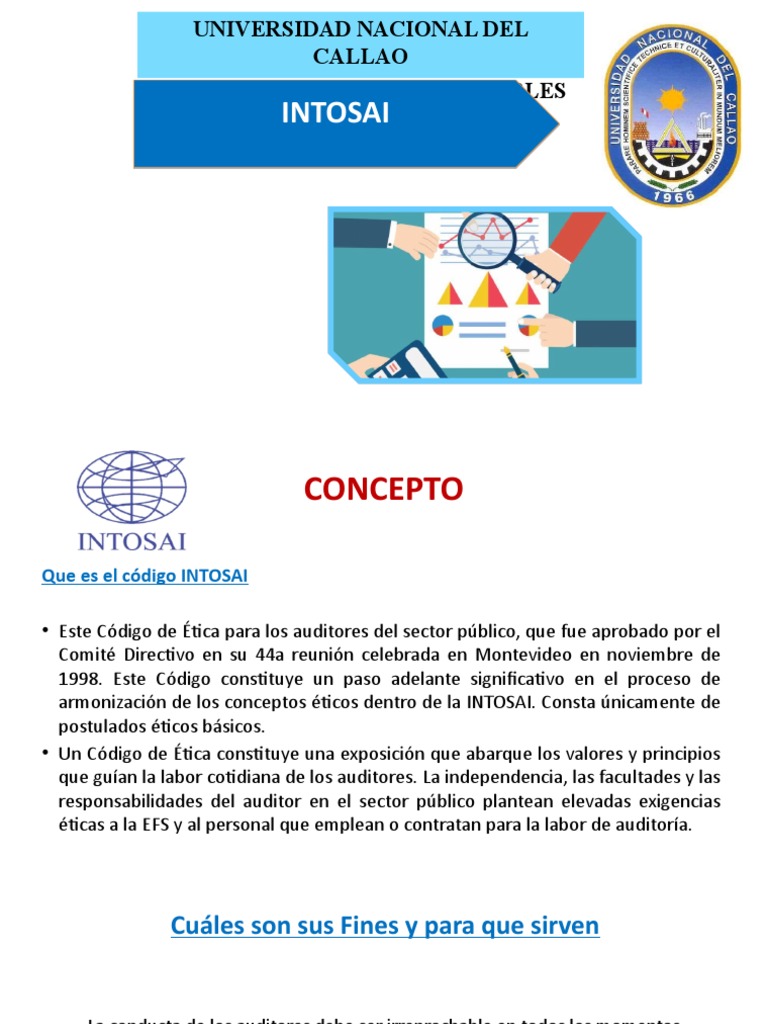 Código de Ética INTOSAI y Auditoría Pública | PDF | Auditoría | Contralor