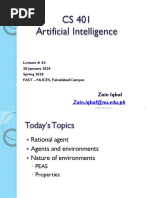 CS 401 Artificial Intelligence: Zain - Iqbal@nu - Edu.pk