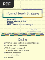 Lecture 08 Informed Search Strategies-I