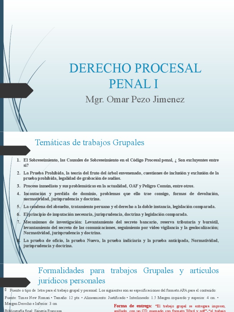 Proceso Penal: Fundamentos y Etapas | PDF | Ley procesal | Derecho penal