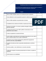 Checklist para Revisar Los Controles en Cuentas Por Cobrar