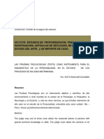 Las Pruebas Psicológicas (Tests) Como Instrumento para El Diagnóstico PDF