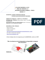 MARSELLA IED - 11° GUIA QUIMICA-FÍSICA SEMANA 11 AL 15 DE MAYO - Juvenal Molina