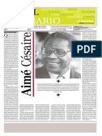 Aime Cesaire en Papel Literario de El Nacional 2013 1