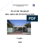 Plan de Trabajo Del Área de Investigación-Word