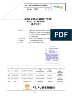 26071-V74A-E-315-01-00002-00C - General Arrangement For Fuel Oil Heater E-315-01 PDF