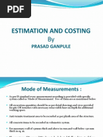 Estimation and Costing - 2